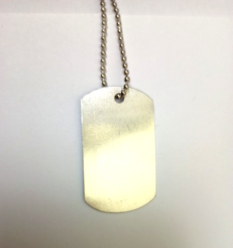Collana ciondolo piastrina - collana,