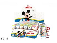 BOLLE DI SAPONE TOPOLINO 60ML CON ESPOSITORE 36PZ