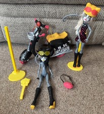 Monster High Meowlody e borsellino Wheelin Werecats e bici