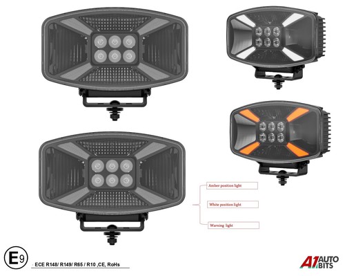 4cm jumbo ovale led work - jumbo,