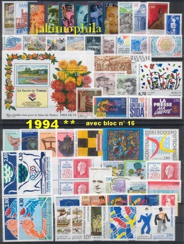 France année 1994 - année, complète