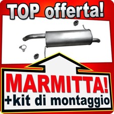 Silenziatore Posteriore per FORD B-MAX 1.0 EcoBoost dal 08.2012 Marmitta