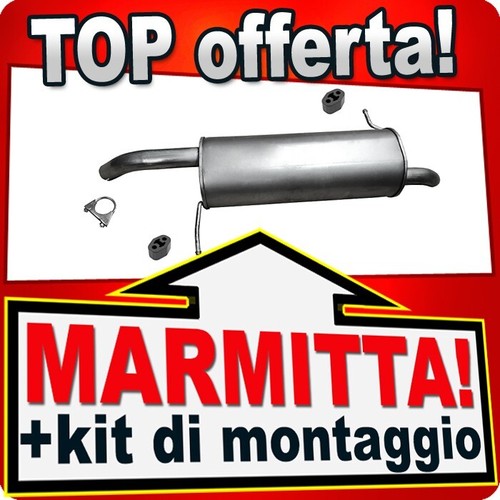 Silenziatore posteriore per - silenziatore,