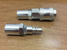 Coppia di raccordi rapidi M-F per Tubo alta pressione in gomma 6x14 mm aria 