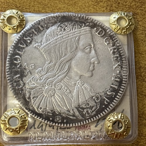 Moneta napoli 1689 carlo - moneta, ii