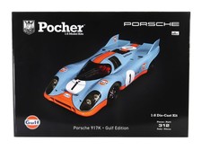 1/8 POCHER - PORSCHE | 917K N 1 RACING GULF EDITION 1971 | LIGHT BLUE ORANGE
