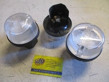 COPPIA FANALINI FRECCE ANTERIORI FIAT 238 - 241 - 850T - FURGONE - BIANCO -NUOVE