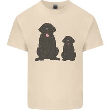T-Shirt In Cotone Leggero Per Uomo Con Cucciolo Di Terranova