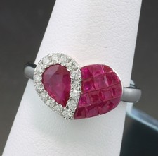 Rubino Brillante Anello 1,70