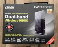 Asus Dual Band Wireless N900 DSL N66U ADSL VDSL Modem Router Fibra WiFi Ethernet