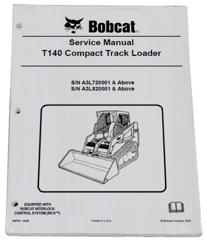 Bobcat t140 track loader - t140,