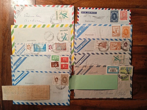 Lotto buste viaggiate - 19,