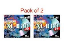 2 x Maxell CD-RW Audio XL-II
