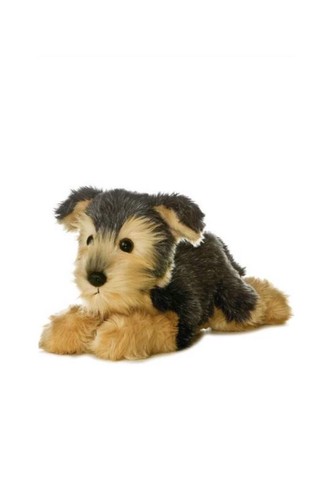 Peluche cane flopsie yorky - peluche,