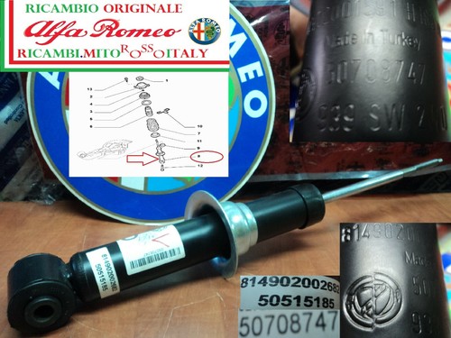 Ammortizzatore posteriore alfa - posteriore,