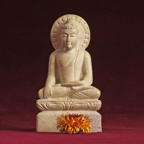 Buddha skulptur marmor statue - skulptur,