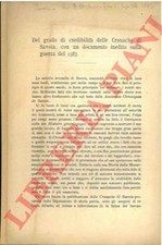 VAYRA P. - Del grado di