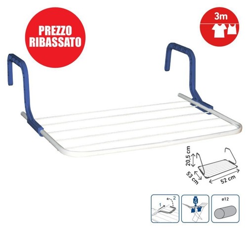 Stendibiancheria balcone - stendibiancheria, da