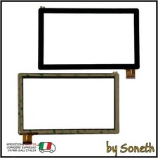 VETRO TOUCH SCREEN PER AUDIOLA TAB-0175 MAJESTIC TAB-175 TAB-275 NERO