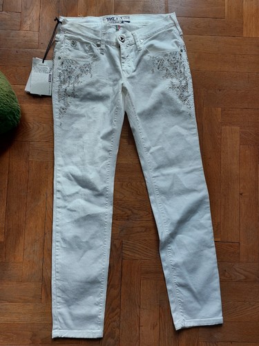 Jeans donna take two bianchi - jeans,