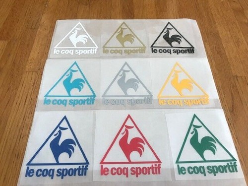 Coq sportif patch flocage - le,