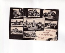 8458) Guida cantando al castello di HOHENTWIEL teatro monumento ai guerrieri ALT