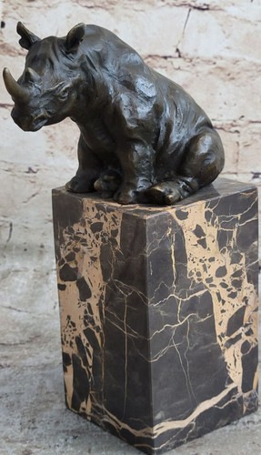 Bronzo scultura statua - bronzo, firmato