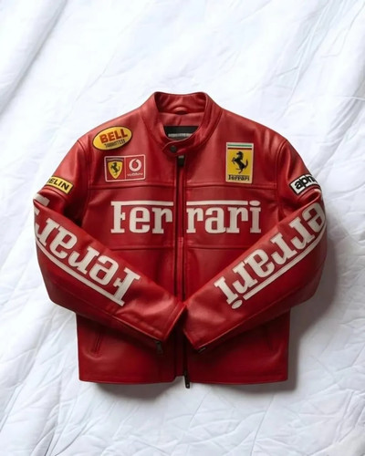 Giacca moto pelle - corsa, f1