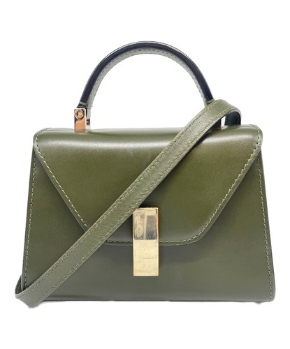 Valextra micro iside - green, bag