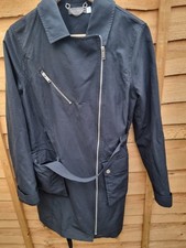 Trench coat misto cotone con