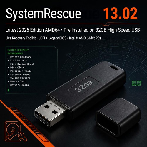 Systemrescue ultima - systemrescue, 13.02