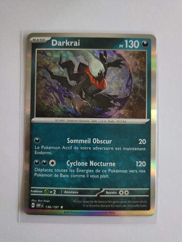 Carte pokémon darkrai - pokémon,