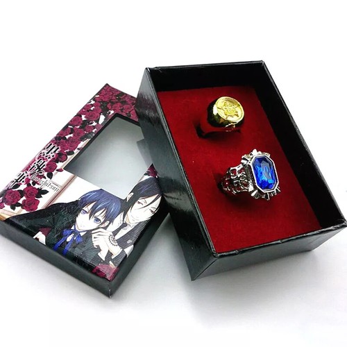 Anello anime nero butler - anello,