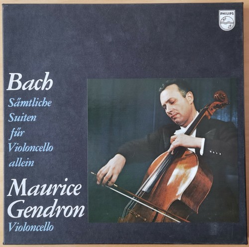 Rare gendron bach solo cello - gendron,
