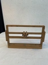 Telaio pieghevole in legno per ricamo e merletto vintage 25x32 cm artigianale