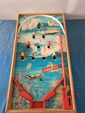 Flipper Arcofalc Made in Italy anni '70 rara versione sport acquatici 65X35 