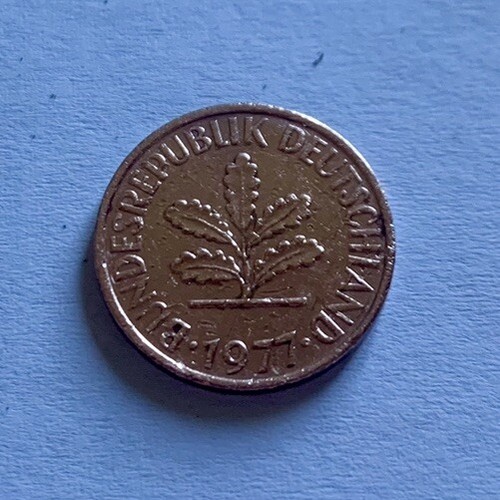 Moneta pfennig 1977 - 2,