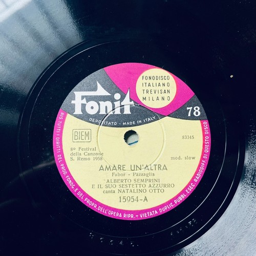 Disco giri alberto - 78,
