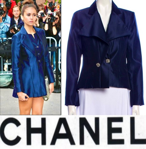 Giacca sera tweed blu navy - da,
