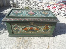 Cassapanca Tirolese dipinta prima metà 800