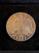 Moneta 1 Lira 1942 Vittorio