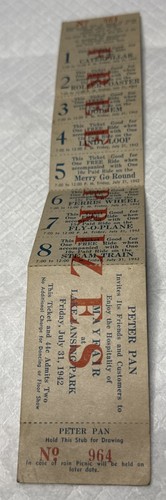 Biglietto stubs peter pan - biglietto,