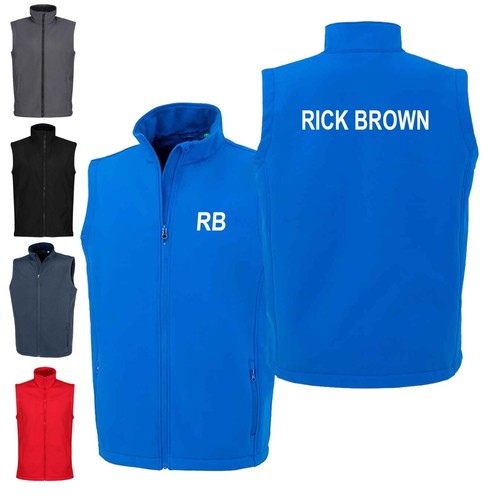 Gilet softshell stampato - softshell,