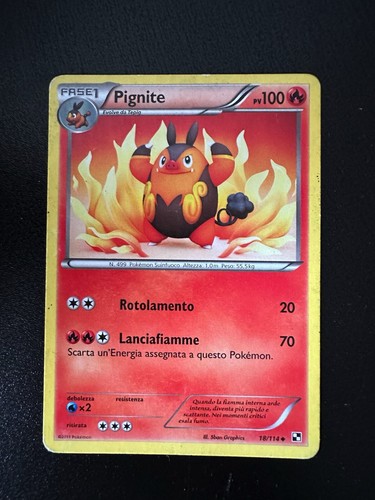 Carta pokemon pokémon - pokémon, pignite