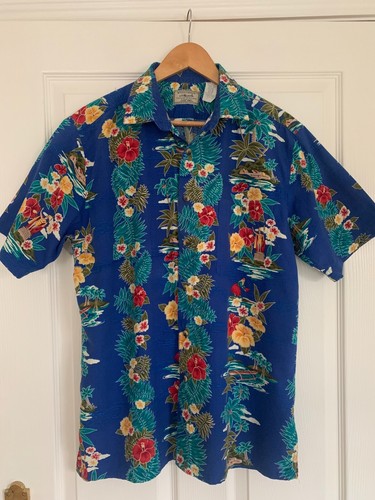 Camicia hawaiana blu misto - camicia,