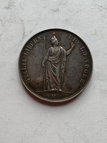 Pièce argent 5 - argent, lire