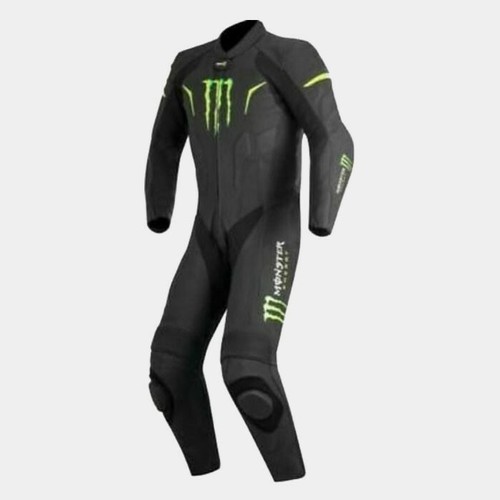 Tuta pelle monster energy - pelle, uomo