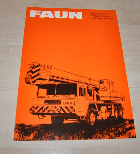 Prospetto brochure gru