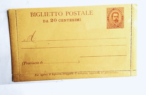 Biglietto postale regno - ,