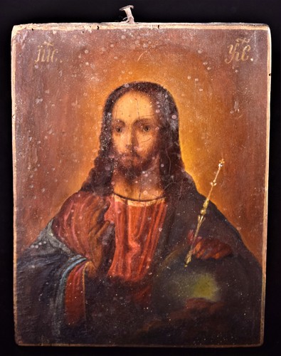 Antica icona originale dipinta